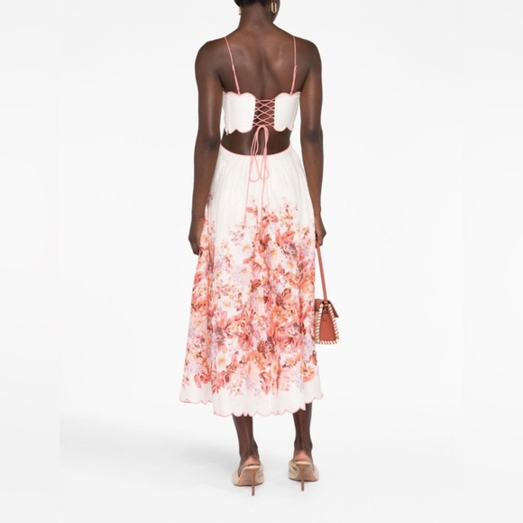 SOLD Zimmermann Devi Midi Linen Dress - size 0 | XS-S - Picture 7 of 15